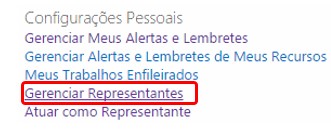 Acting as a representative 1