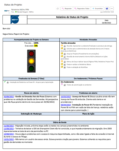 Project Status Report