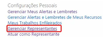 Acting as a representative 1