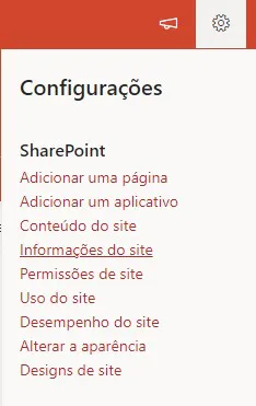 SharePoint Settings Spaces