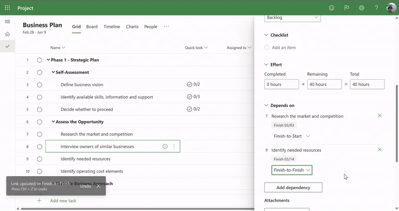 dependencias-project-for-the-web