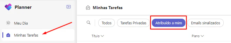Tasks in Microsoft Planner