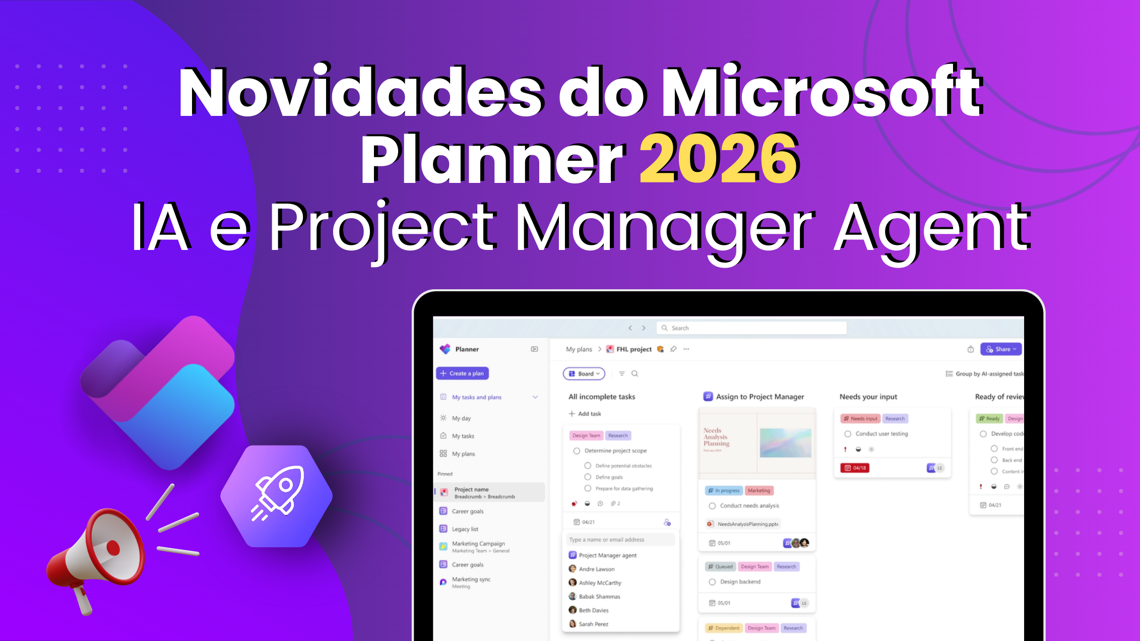 Cover image for Microsoft Planner 2026 news: AI and Project Manager Agent