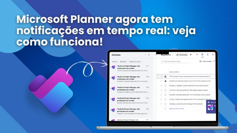 Image illustrating Microsoft Planner now has real-time notifications!
