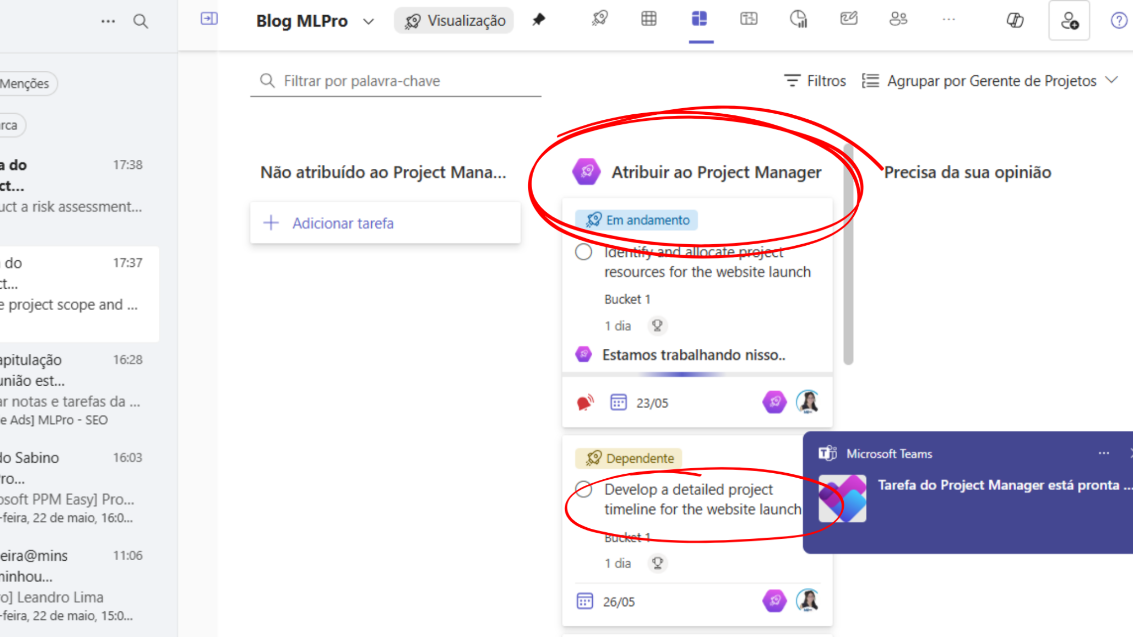 Image illustrating Microsoft Planner now has real-time notifications!