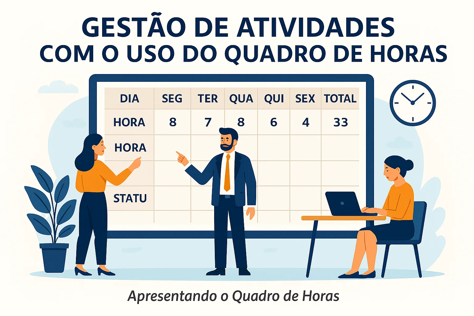 Image illustrating Management of activities using the Hours Chart