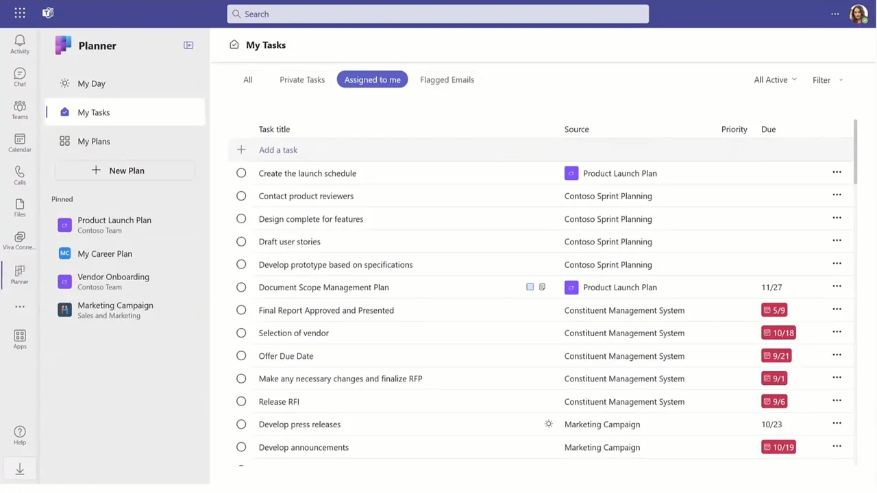 Project for the Web: New Target Resource (Goals)